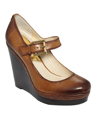 #ad Michael Kors Jaedon Platform Wedge Shoes Women#x27;s 10