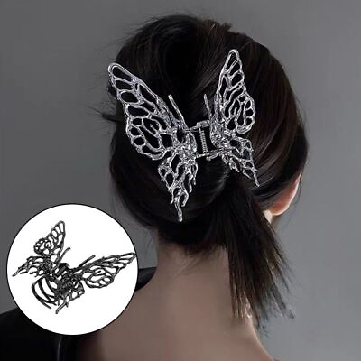 #ad Metal Butterfly Hairclips Geometric Hair Claw Barrettes Women Hair Accessories