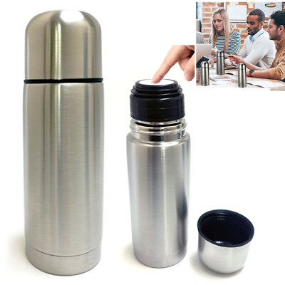 #ad Vacuum Flask Coffee Bottle Thermo Stainless Steel 12 Hrs Hot Cold Travel 12 Oz
