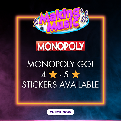 #ad Monopoly Go 4⭐ 5⭐ Star Stickers ⭐ Any Sticker Available Cheap🔥SUPER FAST⚡