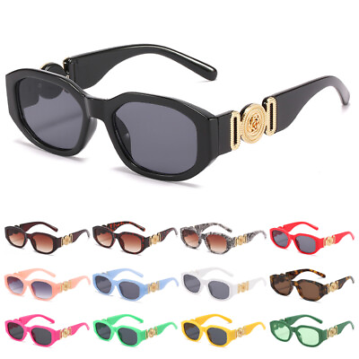 #ad #ad Irregular Rectangle Trendy Sunglasses For Women UV Protection Small Sun Glasses