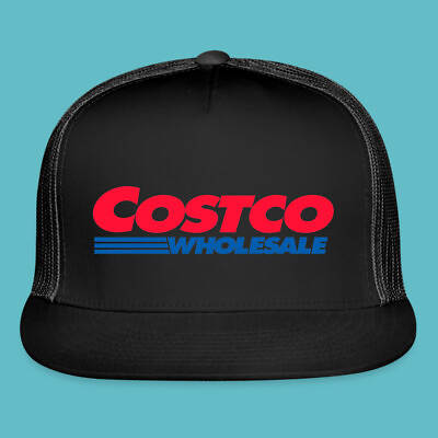#ad Costco Wholesale Black Trucker Hat Cap Adult Size