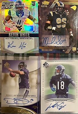 #ad 2000 2017 Football Autograph Cards You Pick Panini Topps Rookies YOU Pick
