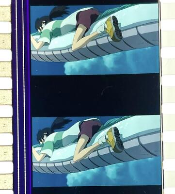 #ad 591. Spirited Away Haku Chihiro Film 35Mm Studio Ghibli
