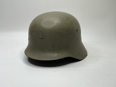 #ad Rare Original amp; Complete WW2 Spanish Army M1942 Modelo Z Helmet w Liner amp; Straps