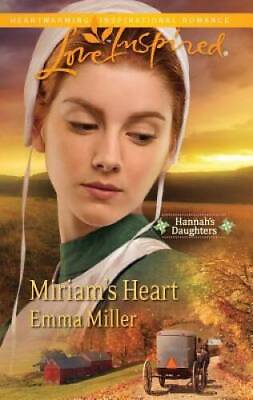 #ad Miriam#x27;s Heart Love Inspired Mass Market Paperback By Miller Emma GOOD