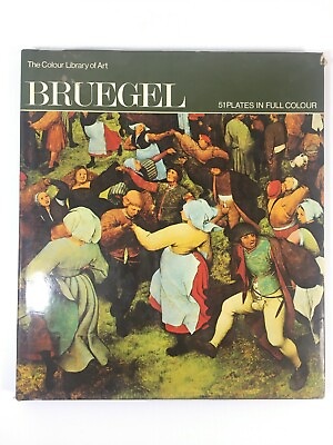 #ad Bruegel 51 Plates in Full Color Vintage Art Book Hardcover 1969