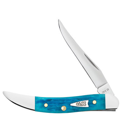 #ad Case xx Knives Toothpick Jigged Sky Blue Bone 50645 Stainless Pocket Knife
