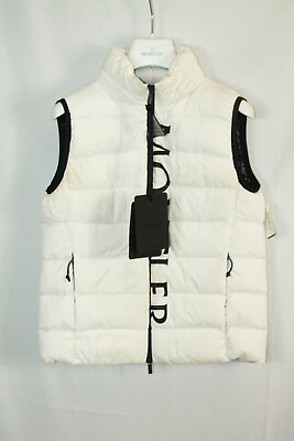 #ad Moncler Cenis Gilet Womens White Puff Vest #00 $1295
