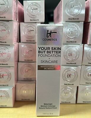 #ad IT Cosmetics Your Skin But Better Foundation Skincare With Hyaluronic Acid NEW