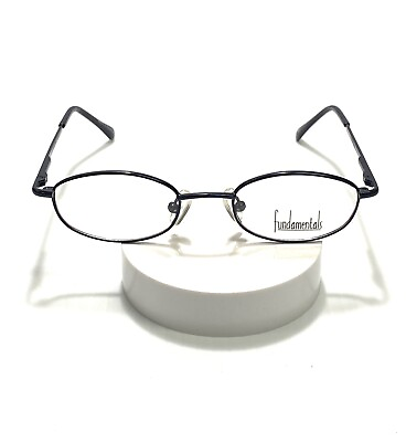 #ad New w o Tags Fundamentals Kids Eyeglass Frames F505 42 18 125 Color Blue