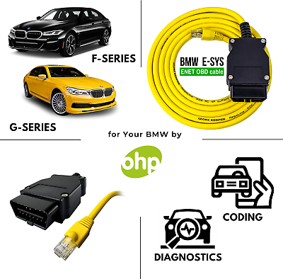#ad ENET OBD Cable for BMW G F Series Coding E SYS ISTA Bootmod3 Bimmercode OBD2