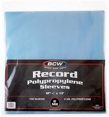#ad 100 BCW 12 Inch Record Outer Sleeves LP Covers Album Holders Protection