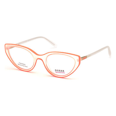 #ad NEW Guess GU3058 044 53 Orange Other Eyeglasses