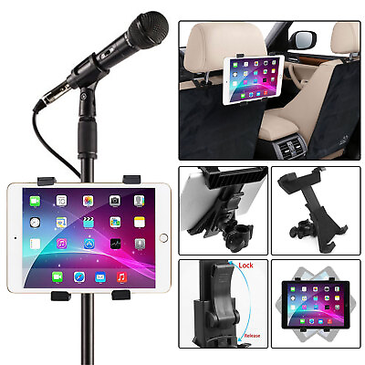 #ad Music Microphone Stand Mount Holder For iPad 2 3 4 iPad mini Sam Tab Kindle Fire
