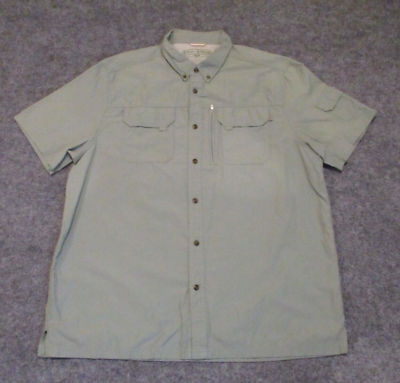 #ad Field amp; Stream Shirt Mens Extra Large Short Sleeve Outdoors Fishing Vented XL