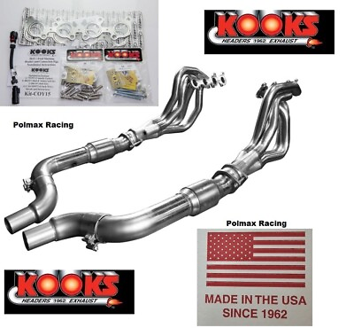 #ad 1 7 8 #x27;#x27; Kooks stainless steel long tube headers with race catted mid pipes
