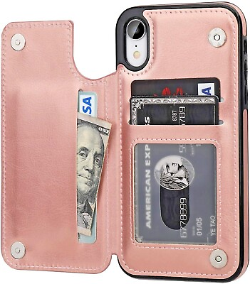 #ad Wallet Case for Apple iPhone XS MAX Case 6.5quot; Model Magnetic Card Photo Holder
