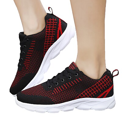 #ad Womens Lace Up Soft Sole Shoes Shoes Casual Runing Mesh Comfortable Outdoor