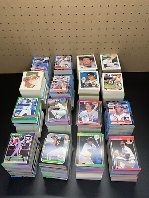 #ad Huge Lot of 1000s of Baseball Cards 14lbs Donruss