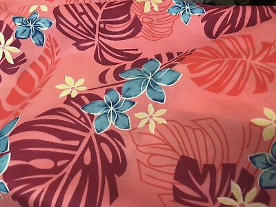 #ad Floral Printed Polyester Fabric 45” Width Sold By The Yard