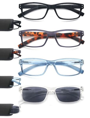 #ad Reading Glasses for Men Women Square Frame High Quality Readers Eyeglasses Specs