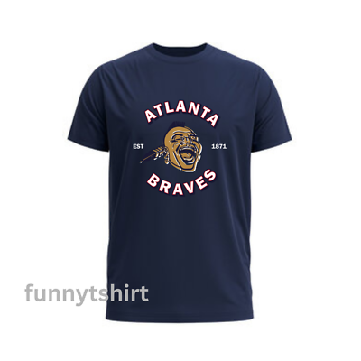 #ad Vintage Atlanta Braves t shirt team logo throw back mlb