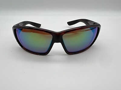 #ad NEW Costa Del Mar TUNA ALLEY Polarized Sunglasses Tortoise Green Mirror 580P
