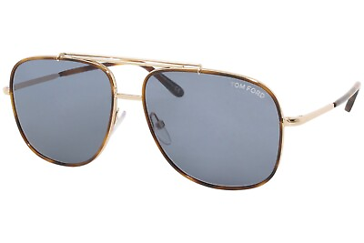 #ad Tom Ford TF693 Benton 28V GOLD Aviator Sunglasses Frame 58 15 145 Italy FT0693 $231.60