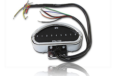 #ad Digital Mini Speedometer and Tachometer fits Harley Davidson