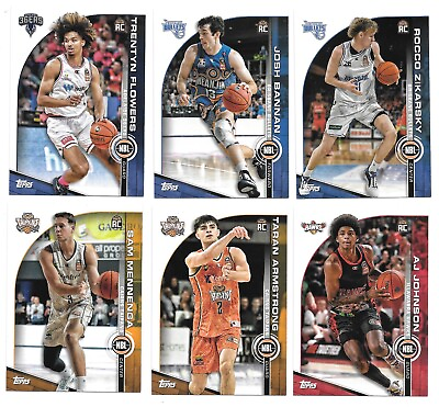 #ad 2023 24 Topps NBL BASKETBALL Base Cards 1 100 U Pick Player Complete your Set