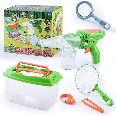 #ad PLAY Bug Catcher Kit Outdoor Toys for Kids Ages 4 8 8 12 Bug Catcher Vacuum $29.99