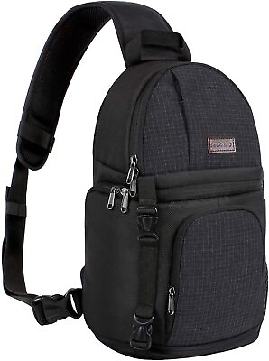 #ad Mosiso Fashion DSLR Camera Sling Bag Case Sling Backpack for Nikon Canon Sony