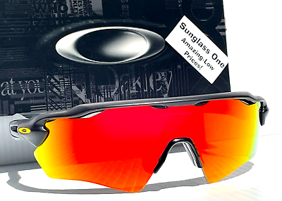 #ad NEW Oakley RADAR EV PATH XS YOUTH Matte Black PRIZM Ruby Lens Sunglass 9001 27