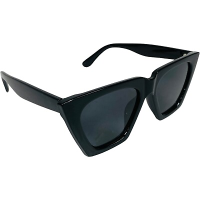 #ad Dllween Cat Eye Sunglasses Polarized Black