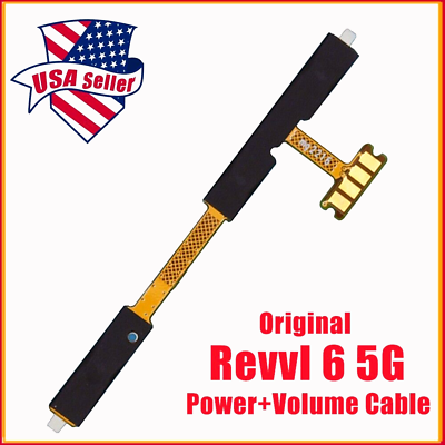 #ad Original Power amp; Volume Button Key Flex Cable Ribbon For T Mobile Revvl 6 5G USA