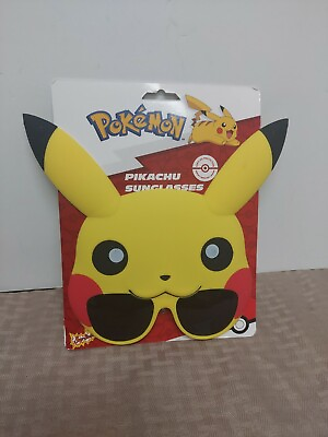 #ad Pokemon Pikachu Sun Staches Costume Sunglasses Party Favors One Size Fits Most