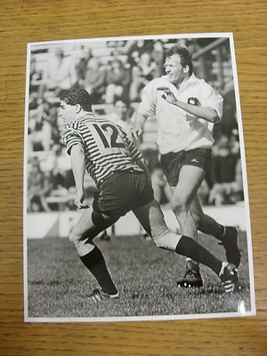 #ad circa 1980s Rugby Union Press Photo: Yorkshire Buckton Peter 6quot; x 8quot; Black amp;