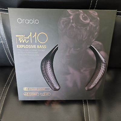 #ad New Neckband Bluetooth Speakers Oraolo Wireless Wearable Speaker True 3D Stereo