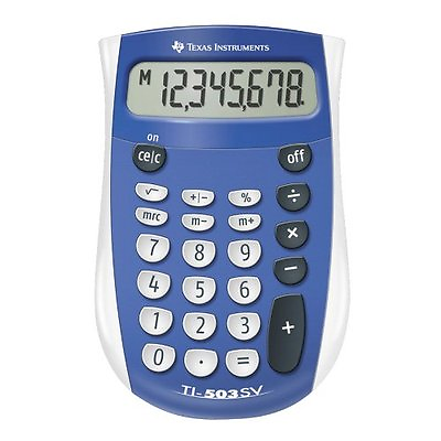#ad Texas Instruments TI 503 SV SuperView Basic Pocket Calculator