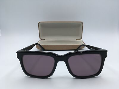 #ad Police SPLF12 Men#x27;s Black Frame Grey Lens Square Sunglasses 55MM