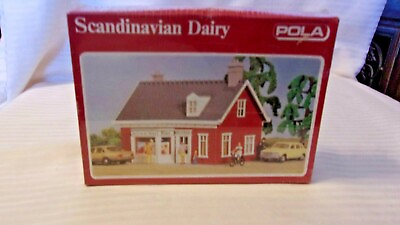 #ad HO Scale Pola Scandinavian Dairy House Kit #11535 BNOS