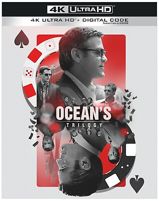 #ad Ocean#x27;s Trilogy 4K UHD Blu ray NEW