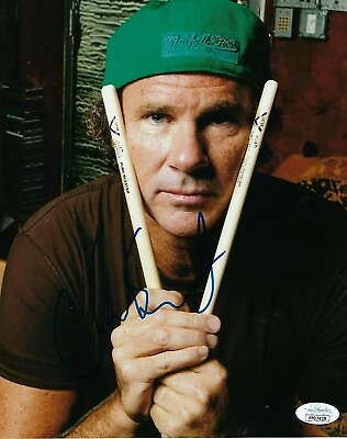 #ad Chad Smith Signed Red Hot Chili Peppers 8x10 Photo W JSA COA #2