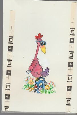 #ad TOODLE OO cartoon Chicken w Sunglasses amp; Luggage 6x9quot; Greeting Card Art #BV4276