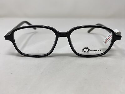 #ad Modern ADAM BLACK 51 16 140 Full Rim Plastic Eyeglasses Frame PF84 $47.50