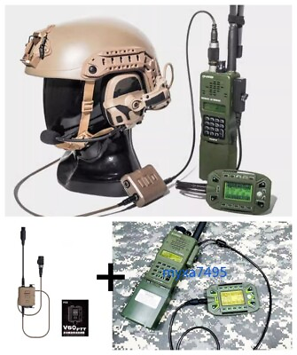 #ad US Tactical PTT V60TRI 152 RadioKDU Keypad Display Push To Talk Multi Channel