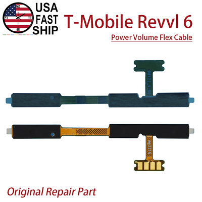 #ad Original Power Volume Key Flex Cable Ribbon For T Mobile Revvl 6 5G TMAF025G