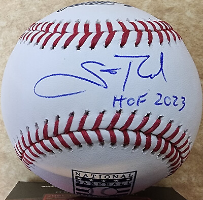#ad Scott Rolen Autographed HOF Baseball with HOF23 inscription on sweetspot COA