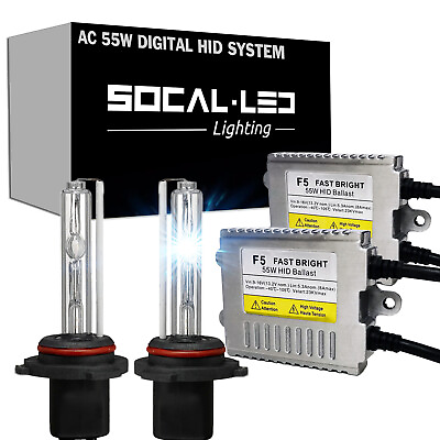 #ad SOCAL LED 55W H13 9008 HID Kit High Power Digital Ballasts Headlight Upgrade NEW